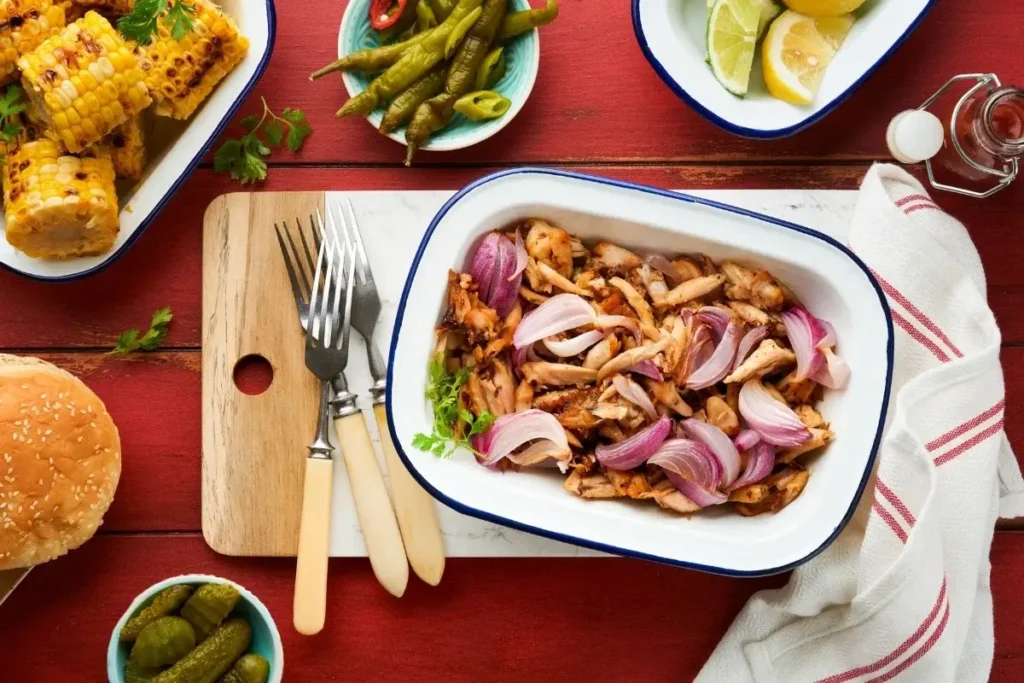 Pulled Chicken uit de slowcooker