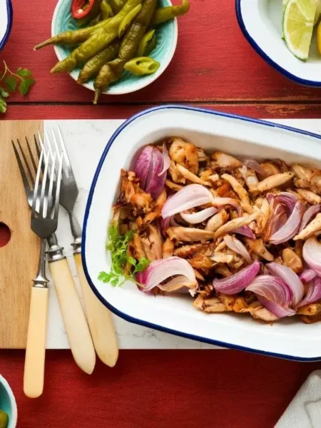 Pulled Chicken uit de slowcooker