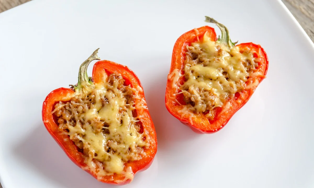 Het recept voor Gevulde paprika's uit de slowcooker