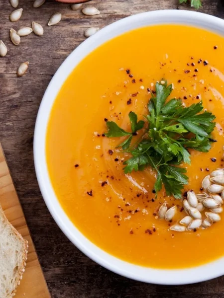 Het recept voor Pompoensoep uit de slowcooker