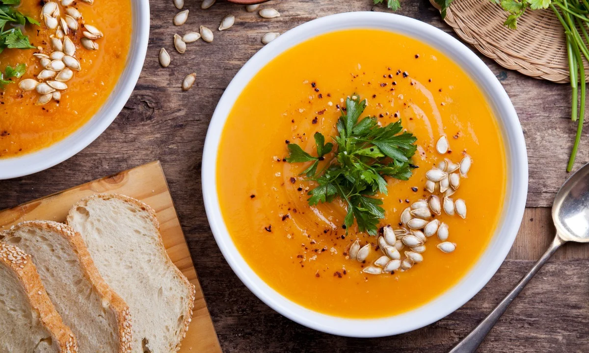 Het recept voor Pompoensoep uit de slowcooker