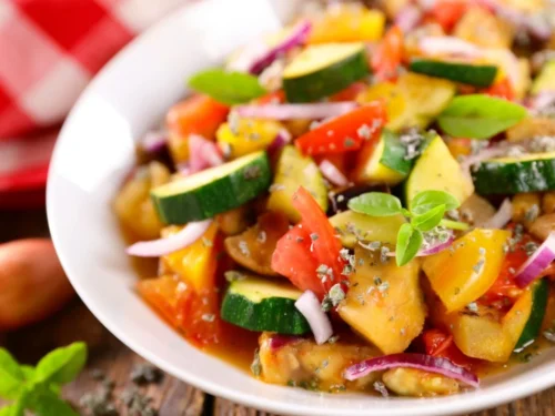 Het recept voor Ratatouille uit de slowcooker