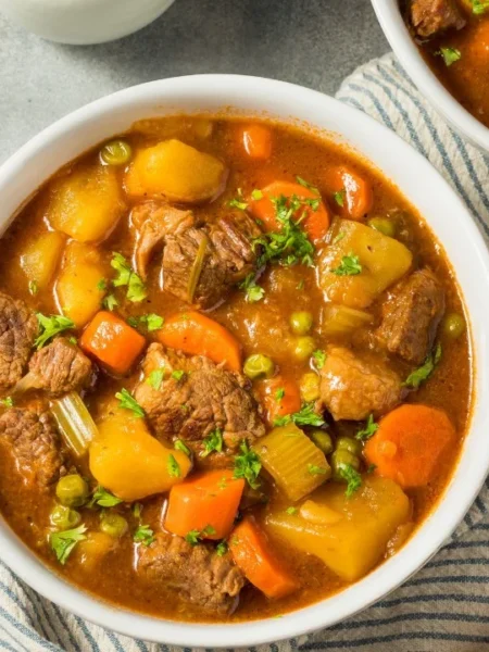 Het recept voor een runderstoof uit de slowcooker